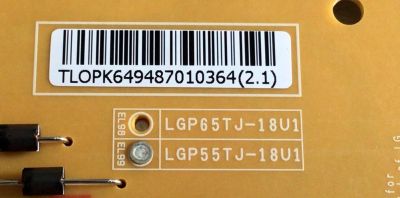 KIT DE TARJETAS PARA TV LG / NUMERO DE PARTE MAIN EBT66491003 / EAX69083603 / EAX69083603(1.0) / FUENTE EAY64948701 / EAX67865201 / EAX67865201(1.7) / 64948701E247691 / LGP55TJ-18U1 / PANEL NC550DGG-AAGPA / MODELO 55UN7000PUB / 55UN7000PUB.BUSWLKR - Imagen 2